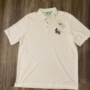 Tommy Bahama Disney Mickey Mouse Polo Mens XLT Poolside Five Oclock NEW $148